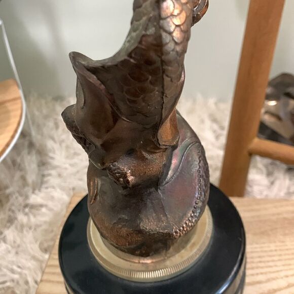 RONY Dragon Electric Table Gas Lighter Made In Japan Vintage Non Working - Picture 9 of 17